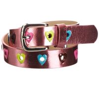 Playshoes Cintura In Pu, Cintura per bambini Unisex - Bambini e ragazzi, Cuori Rosa, 80