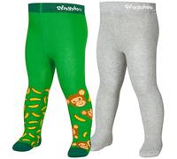 Playshoes Collant Unisex - Bambini e ragazzi, Set Di 2 Scimmie, 74-80