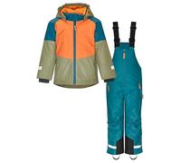 Playshoes Color Block - Tuta da sci Bambini unisex, Petrol, 98 -