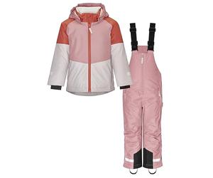 Playshoes Color Block - Tuta da sci Bambini unisex, Rosa, 104 -