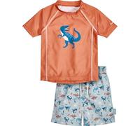 Playshoes Costume a Maglietta, Ocker Set Dino, 74/80 Kinder Unisex