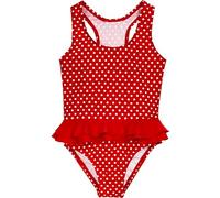 PLAYSHOES Costume intero 'PUNKTE' rosso / bianco, Taglia 74-80