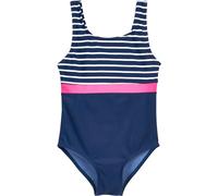 Playshoes Costume da Bagno per Bambina, a Righe Marine, 110/116 cm