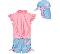 Playshoes Costume Intero e Berretto da Bagno con Protezione UV 50+ Protezione Solare