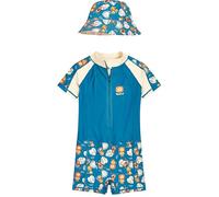 Playshoes Costume Intero e Cappello da Sole con Protezione UV 50+, Costume da Bagno