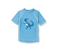 Playshoes Maglietta Rash Guard, Blau Kurz Dino, 86/92 Kinder Unisex