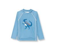 Playshoes Dino, Maglietta Rash Guard Kinder Unisex, Blau Lang Dino,