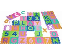 Playshoes Eva Stuoia Puzzle, Tappeto Puzzle, 36 Pezzi Di Puzzle Pavimento, 3.25 M² Totale, Spessore: 1 Cm