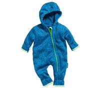 Playshoes Fleece-Overall, Tuta in Pile Unisex - Bambini e ragazzi, Blu (Knit Fleece), 80