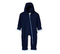 Playshoes Fleece-Overall, Tuta in Pile Unisex - Bambini e ragazzi, Blu (Navy), 68