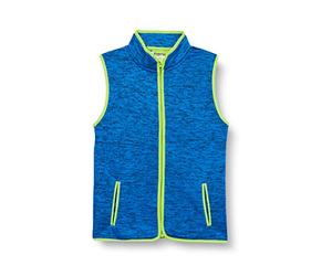 Playshoes Fleece Weste, Giacca in Pile Unisex - Bambini e ragazzi, Blu (Knit Fleece), 98