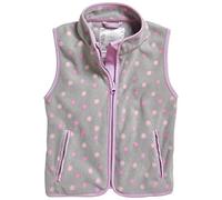 Playshoes Fleece Weste, Giacca in Pile Unisex - Bambini e ragazzi, Grigio (Points), 128