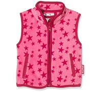 Playshoes Gilet in pile, Piano da esterno Unisex - Bambini e ragazzi, stelle rosa, 74