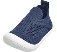Playshoes Freizeitschuh - Scarpe da Ginnastica Bambini Unisex, Marine Strick,