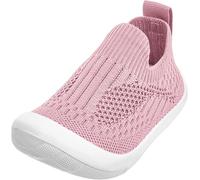 Playshoes Freizeitschuh - Scarpe da Ginnastica Bambini Unisex, Rosa Strick,