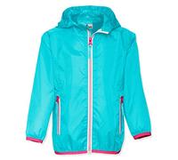 Playshoes Giacca Antipioggia Pieghevole, Unisex - Bambini e ragazzi, Turchese, 98