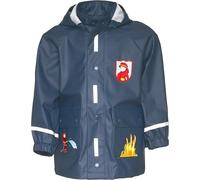 Playshoes Giacca da pioggia, Abbigliamento antipioggia antivento e impermeabile Unisex - Bambini e ragazzi, Vigili del fuoco, 128