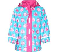 Playshoes Giacca da pioggia, Abbigliamento antipioggia antivento e impermeabile Unisex - Bambini e ragazzi, Gufi, 116