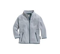 Playshoes Giacca in pile, Piano da esterno Unisex - Bambini e ragazzi, grigio/melange, 86