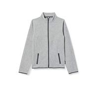 Playshoes Giacca in pile, Piano da esterno Unisex - Bambini e ragazzi, grigio/melange, 104
