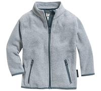 Playshoes Giacca in pile, Piano da esterno Unisex - Bambini e ragazzi, grigio/melange, 128