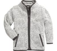 Playshoes Giacca in pile, Piano da esterno Unisex - Bambini e ragazzi, pile lavorato a maglia grigio, 98