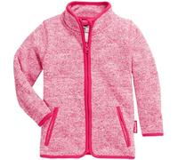 Playshoes Giacca in pile, Piano da esterno Unisex - Bambini e ragazzi, pile rosa lavorato a maglia, 152