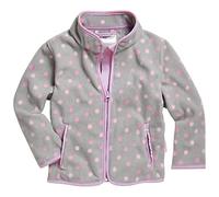 Playshoes Giacca in pile, Piano da esterno Unisex - Bambini e ragazzi, punti grigi, 116