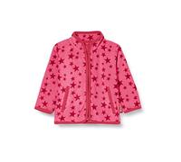 Playshoes Giacca in pile, Piano da esterno Unisex - Bambini e ragazzi, stelle rosa, 116