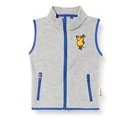 Playshoes Gilet in pile, Piano da esterno Unisex - Bambini e ragazzi, grigio/melange Il topo, 80