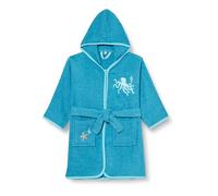 Playshoes Kinder Frottee-Bademantel Vestaglia, Animali marini, 122/128 Unisex-Bambini e Ragazzi
