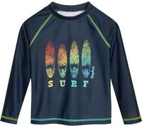 Playshoes Maglietta a Maniche Lunghe Unisex per Bambini, Manica Lunga Surf, 86-92