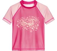 Playshoes Maglietta da Bagno da Ragazza Rash-Guard, Maniche Corte a Pois, 158-164