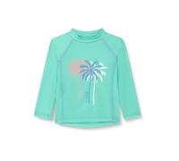 Playshoes Maglietta Rash Guard, Palme Menta Manica Lunga, 86/92 Bambine e Ragazze
