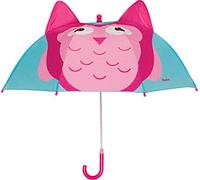 Playshoes Ombrello Per Bambini, Unisex - Bambini e ragazzi, Gufi 3D, original