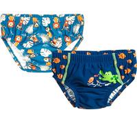 Playshoes Pannolini da Bagno Unisex per Neonati e Bambini (Confezione da 2), Giungla + Coccodrillo, 86/92 cm