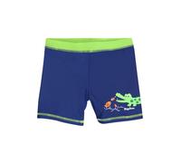 PLAYSHOES Pantaloncini da bagno 'Krokodil' blu reale / verde neon / arancione pastello Bambini PLAYSHOES 74-80 blu reale / verde neon / arancione pastello