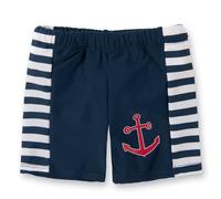 PLAYSHOES Pantaloncini da bagno navy / rosso fuoco / bianco Bambini PLAYSHOES 74-80