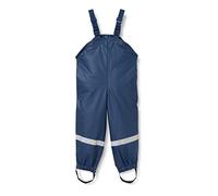 Playshoes Pantaloni fango, salopette antipioggia, fodera in tessuto, Pantaloni antipioggia antivento e impermeabili Unisex - Bambini e ragazzi, marino, 80
