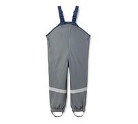 Playshoes Pantaloni fango, salopette antipioggia, fodera in tessuto, Pantaloni antipioggia antivento e impermeabili Unisex - Bambini e ragazzi, grigio scuro, 140