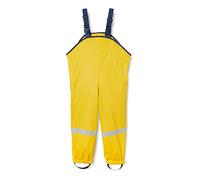 Playshoes Pantaloni Fango, Salopette Antipioggia, Sfoderati, Unisex - Bambini e ragazzi, Giallo, 140