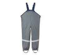Playshoes Pantaloni Fango, Salopette Antipioggia, Sfoderati, Unisex - Bambini e ragazzi, Grigio Scuro, 116
