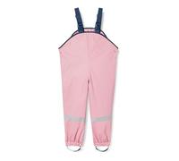 Playshoes Pantaloni Fango, Salopette Antipioggia, Sfoderati, Unisex - Bambini e ragazzi, Rosa Pastello, 128
