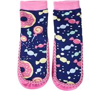 Playshoes Pantofole da Cottage Unisex - Bambini e ragazzi, Blu/Rosa (Dolci), 20/21 EU