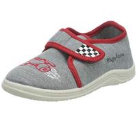 Playshoes Pantofole, Pantofole Unisex - Bambini e ragazzi, Auto Da Corsa, 20/21 EU