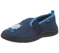 (TG. 24/25 EU) Playshoes Ciabatte -Mostri, Pantofole Bambino, Blu Jeansblau 3, 2