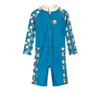 PLAYSHOES Protezione dai raggi UV 'Dschungel' crema / giallo / petrolio / arancione Bambini PLAYSHOES 74-80 crema / giallo / petrolio / arancione