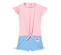 PLAYSHOES Costume intero blu pastello / rosa antico / bianco, Taglia 74-80