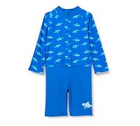 Playshoes Protezione UV in un unico pezzo Unisex - Bambini e ragazzi, Manica Lunga Squalo, 74-80