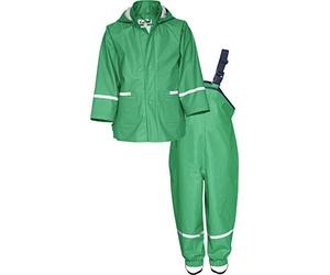 Playshoes Regen-set Basic, Capo d'abbigliamento Bambine e ragazze, Verde, 74